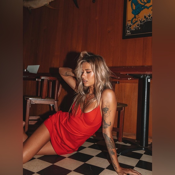 SOLD Princess Polly Novella Mini Dress - Picture 6 of 10